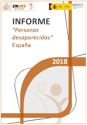 Informe 2018 sobre Personas Desaparecidas  en España