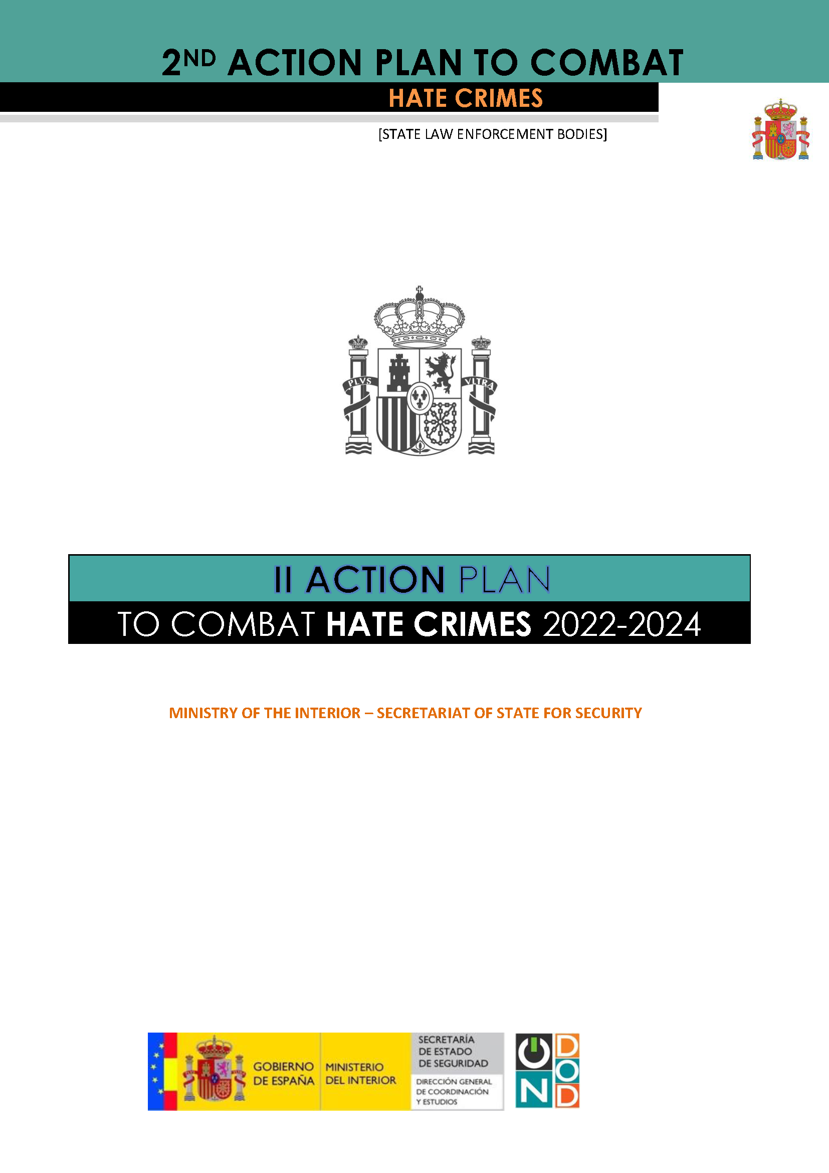 II Action Plan to Combat Hate Crimes 2022-2024