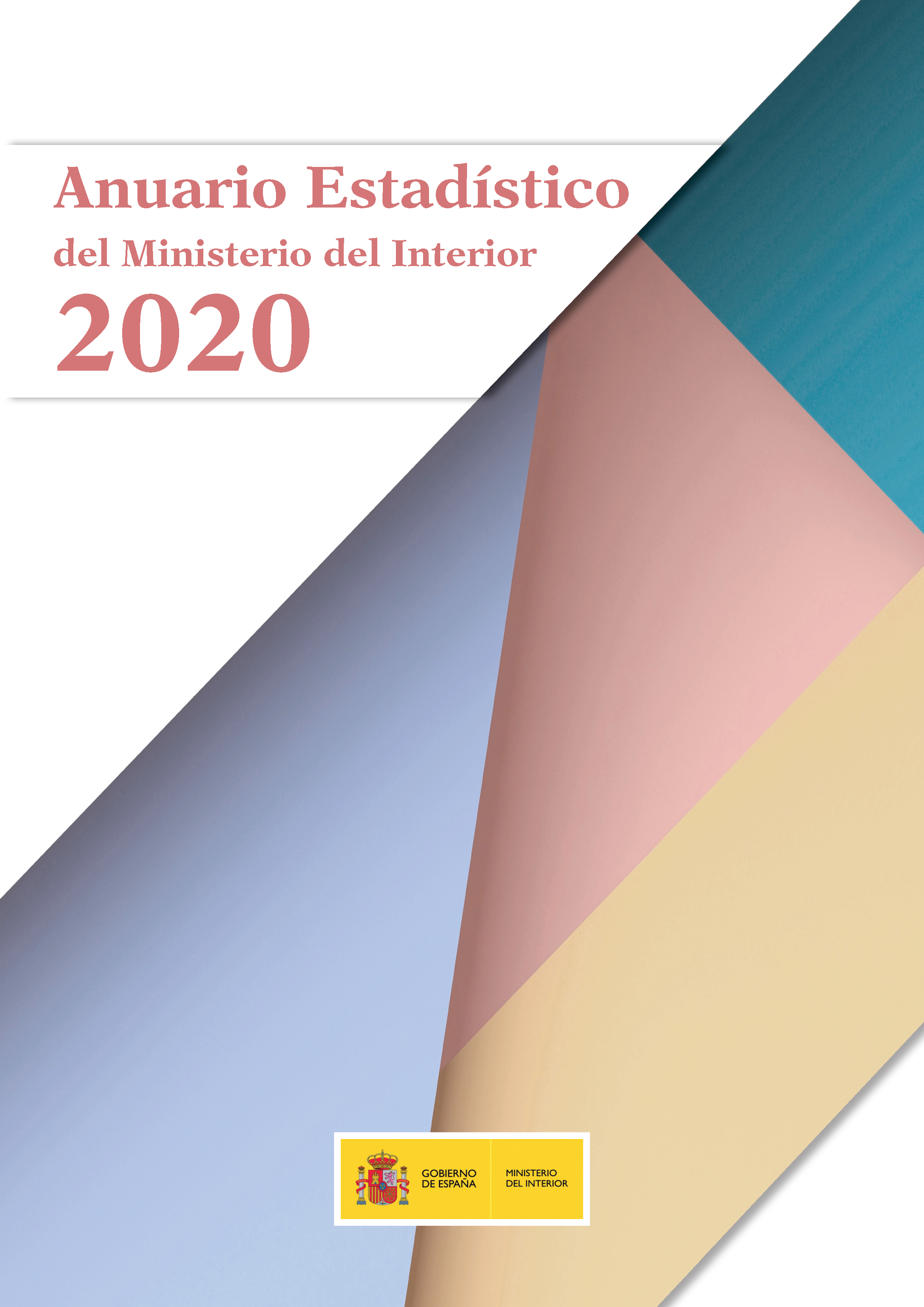 Portada Anuario Estadístico del Ministerio del Interior 2020